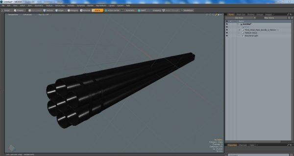 Thick Steel Pipes Bundle 6 Meters