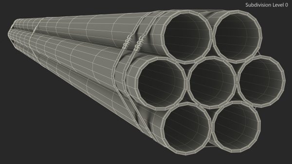 Thick Steel Pipes Bundle 6 Meters