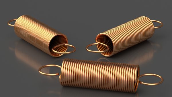 Thin Copper Spring