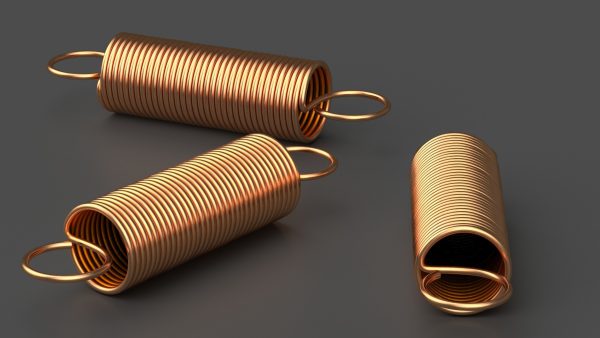 Thin Copper Spring