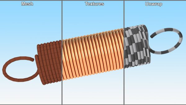 Thin Copper Spring