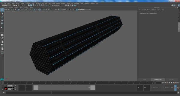 Thin Plastic Pipes Bundle 2 Meters