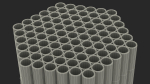 Thin Plastic Pipes Bundle 2 Meters