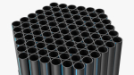 Thin Plastic Pipes Bundle 2 Meters