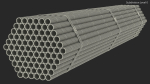 Thin Plastic Pipes Bundle 2 Meters