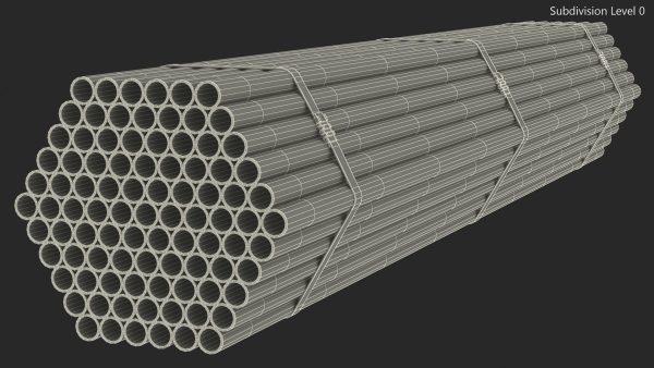 Thin Plastic Pipes Bundle 2 Meters
