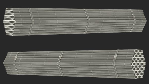 Thin Plastic Pipes Bundle 2 Meters