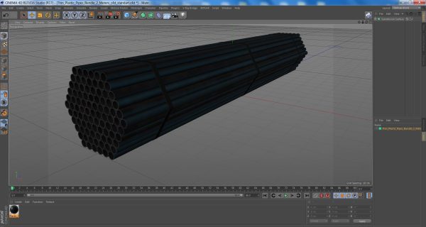 Thin Plastic Pipes Bundle 2 Meters