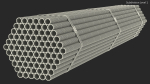 Thin Plastic Pipes Bundle 2 Meters