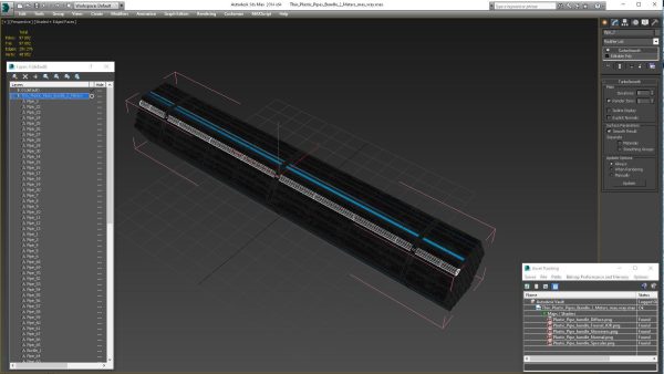 Thin Plastic Pipes Bundle 2 Meters