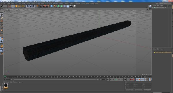 Thin Plastic Pipes Bundle 6 Meters
