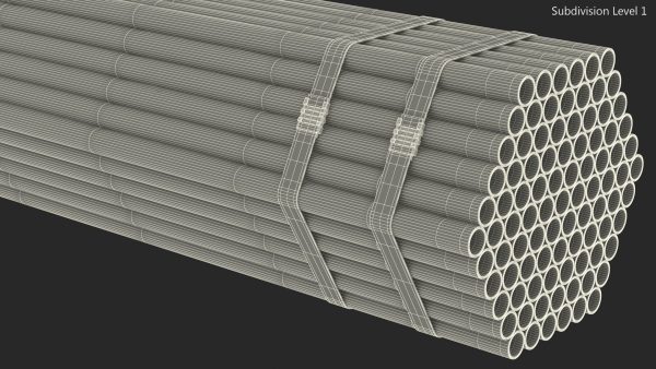 Thin Plastic Pipes Bundle 6 Meters