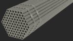 Thin Plastic Pipes Bundle 6 Meters