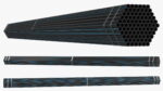 Thin Plastic Pipes Bundle 6 Meters