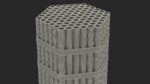 Thin Plastic Pipes Bundle 6 Meters