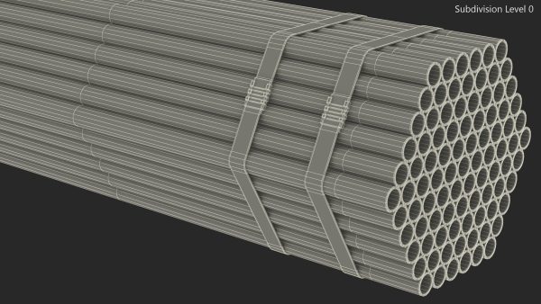 Thin Plastic Pipes Bundle 6 Meters