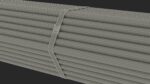 Thin Plastic Pipes Bundle 6 Meters