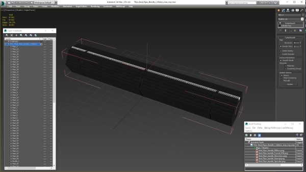Thin Steel Pipes Bundle 2 Meters