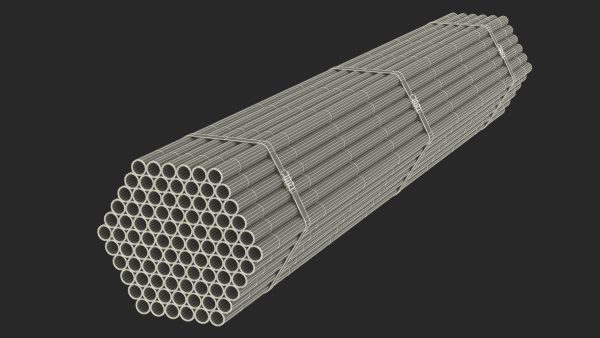 Thin Steel Pipes Bundle 2 Meters