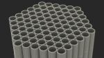 Thin Steel Pipes Bundle 2 Meters