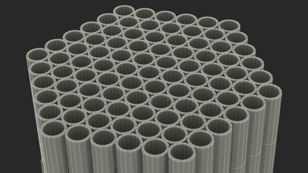 Thin Steel Pipes Bundle 2 Meters