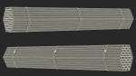 Thin Steel Pipes Bundle 2 Meters