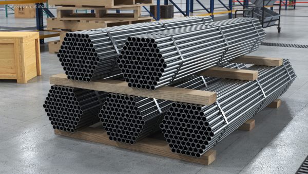 Thin Steel Pipes Bundle 2 Meters