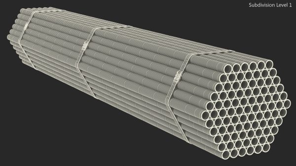 Thin Steel Pipes Bundle 2 Meters