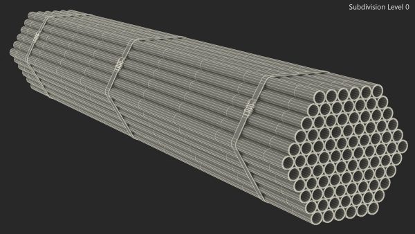 Thin Steel Pipes Bundle 2 Meters
