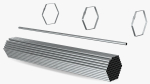 Thin Steel Pipes Bundle 2 Meters