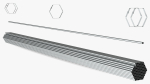 Thin Steel Pipes Bundle 6 Meters