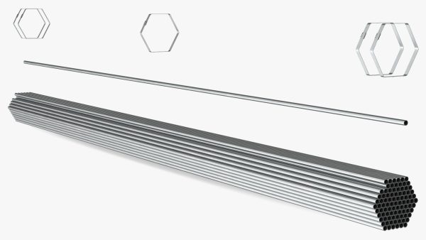 Thin Steel Pipes Bundle 6 Meters