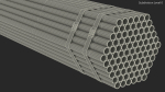 Thin Steel Pipes Bundle 6 Meters