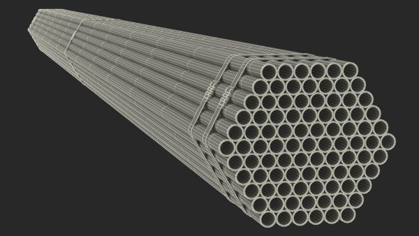 Thin Steel Pipes Bundle 6 Meters