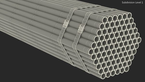 Thin Steel Pipes Bundle 6 Meters