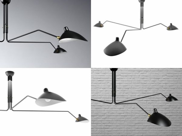 Three Arm Lamp