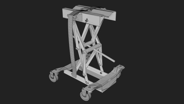 Three lifting trolleys