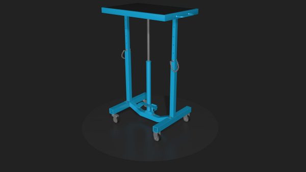 Three lifting trolleys
