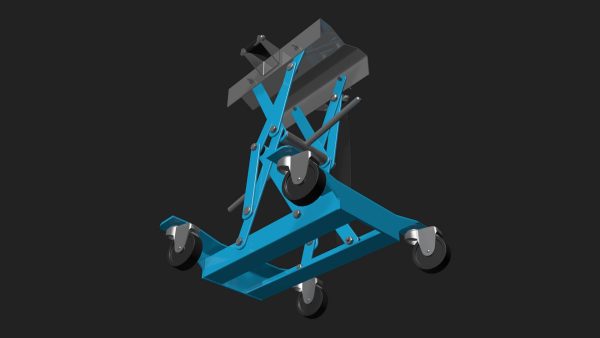 Three lifting trolleys