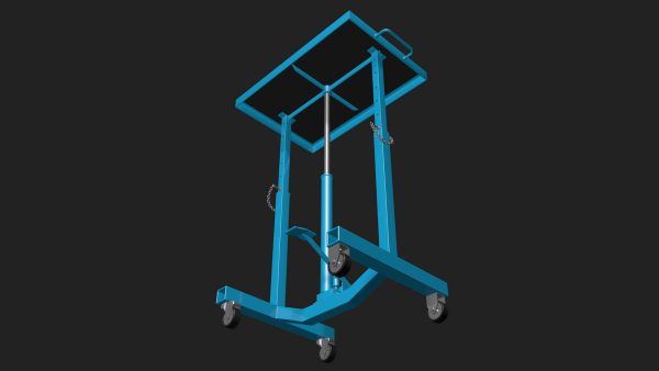 Three lifting trolleys
