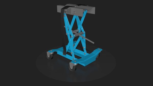 Three lifting trolleys