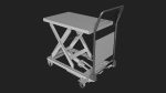 Three lifting trolleys