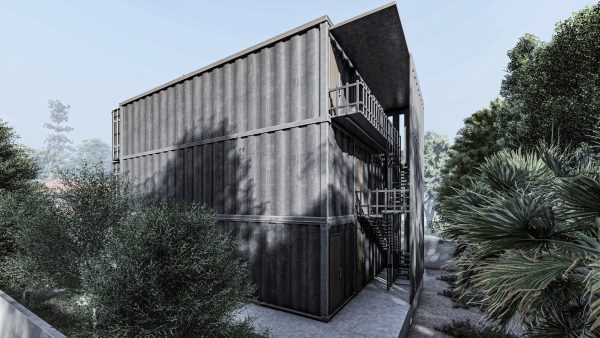 THREE STOREY  CONTAINER  HOUSE