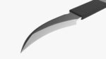 Throwing double bladed knife
