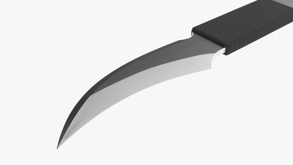 Throwing double bladed knife