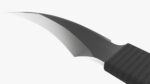 Throwing double bladed knife