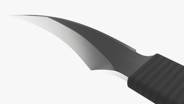 Throwing double bladed knife
