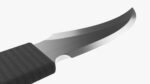 Throwing double bladed knife
