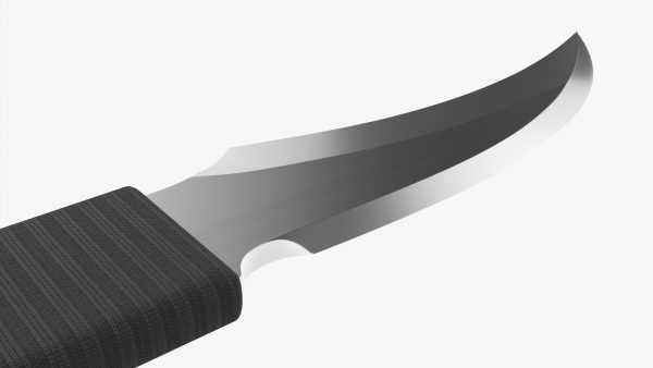 Throwing double bladed knife