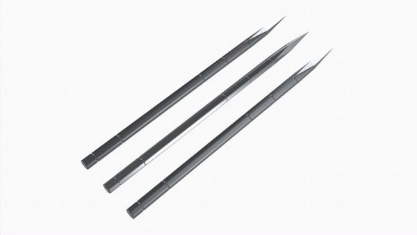 Throwing needles hexagonal